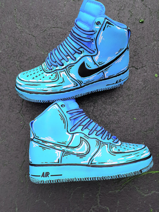 Baby Bluez' Air Force Ones (high top)